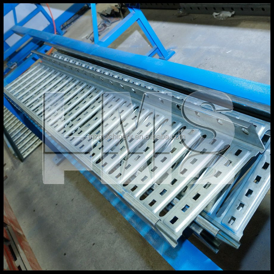 LMS cable tray punching holes adjustable scaffold roll forming machine