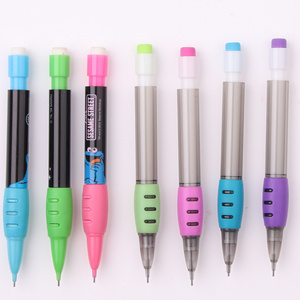 Plastic 0.5mm 0.7mm custom logo Mini mechanical pencil