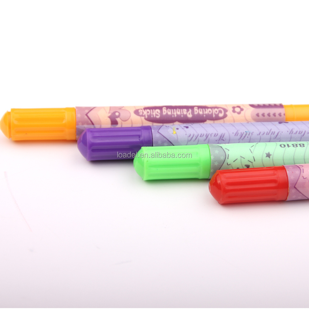 High quality 6pcs custom  twist highlighter crayon