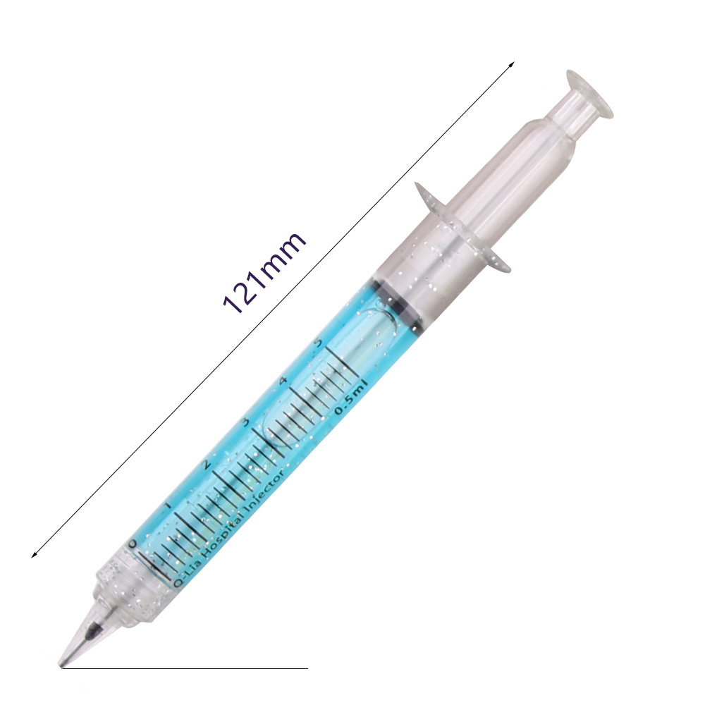 Promotional plastic syringe korean  japanese mechanical pencil