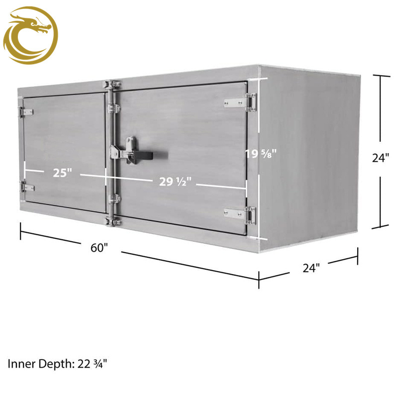 Lockable Underbody Trailer Tool Cabinet - 60