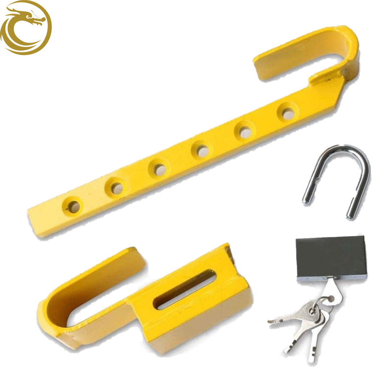 230MM-420MM Yellow Coated Steel Shipping Storage Container Truck Door Lock