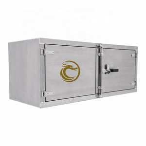 Lockable Underbody Trailer Tool Cabinet - 60" x 24" x 24" Aluminum Toolbox