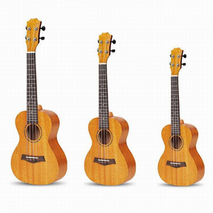 Natural 23inch Mahogany Rosewood Single Board acoustic bass Mini ukulele guitar kits for beginner family concert studying