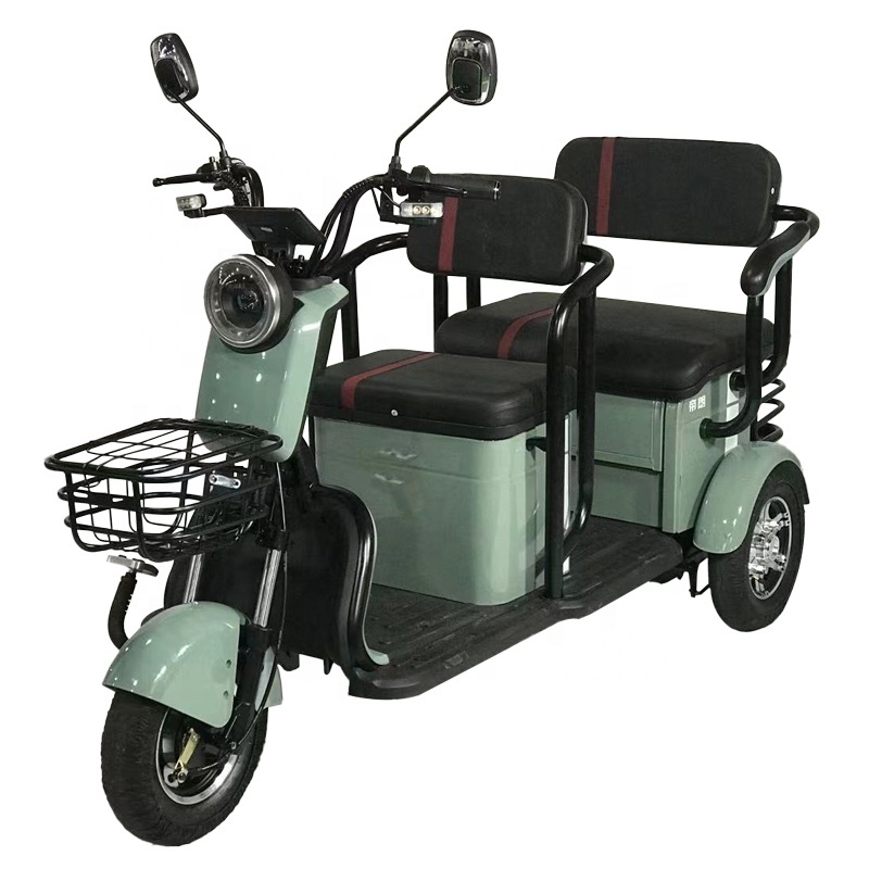 Three Wheel Adults Electric Tricycle New Style Fashion  For  Passsenger to take