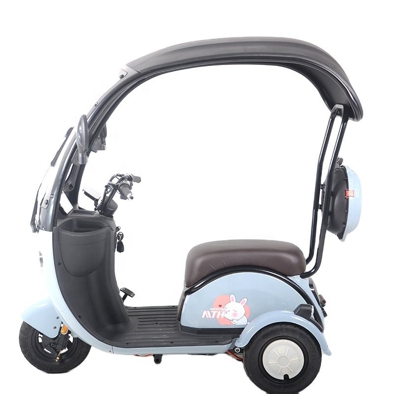 China 2023 Electric Tricycle 3 Wheel with Passenger Seat Moped Electric Scooter