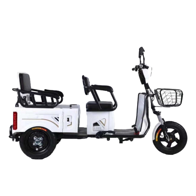 Hot Sale Adult 3 Wheel Electric Tricycles High Quality Three Wheel Electric Bicycle with Basket and Passenger Seat