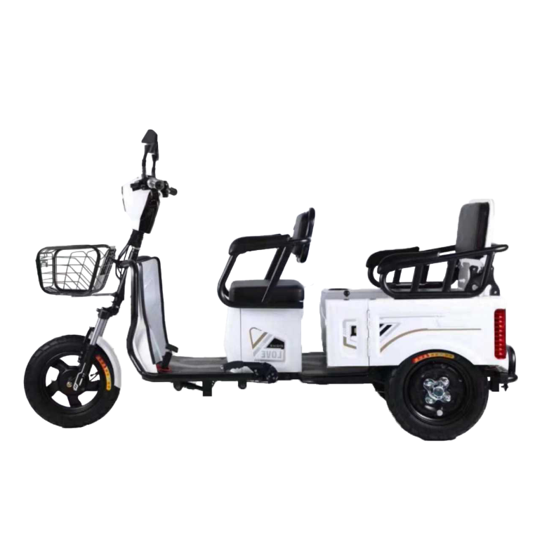 Hot Sale Adult 3 Wheel Electric Tricycles High Quality Three Wheel Electric Bicycle with Basket and Passenger Seat