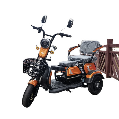 2023 new Three Wheeler Heavy Loading Adult 500W Motor cheap Bicycle City  Electric Tricycle for Old Elderly People