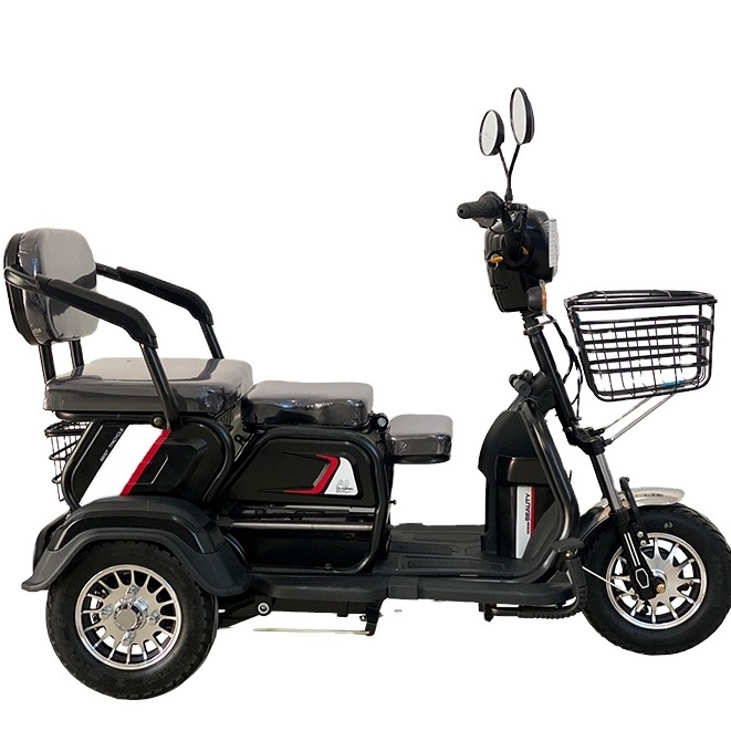 2023 new Three Wheeler Heavy Loading Adult 500W Motor cheap Bicycle City  Electric Tricycle for Old Elderly People