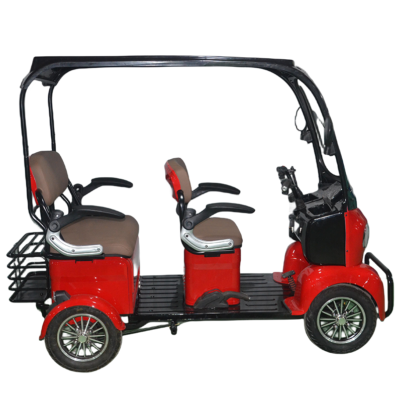 2024 800W 1000W Electric Scooter 4 Wheels Adult Tricycle  Four Wheeler Battery Power Electric Scooter