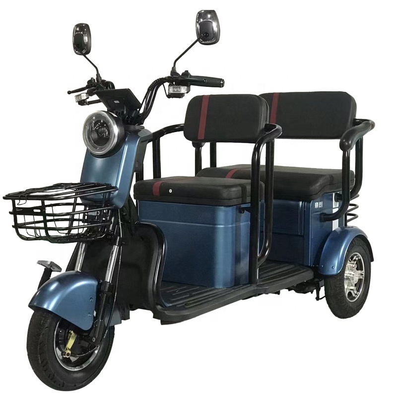 Three Wheel Adults Electric Tricycle New Style Fashion  For  Passsenger to take