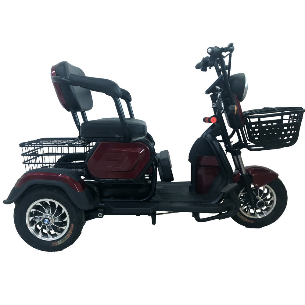 China Low Price Electric Bicycle Tricycles With Back Brace Customized Electric Rickshaw Tricycle Car Japanese Electric Tricycle