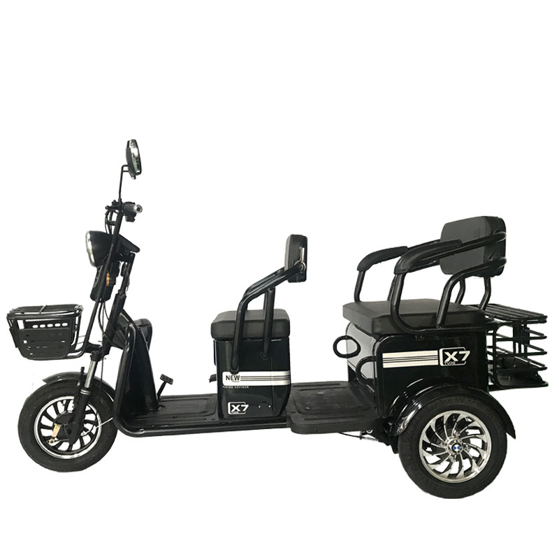 OEM New Style Tricycle Electric Rickshaw 3 Wheels Bike Taxis Pedicab Rickshaw Manufacturer Electric Tricycle for Passenger Cargo