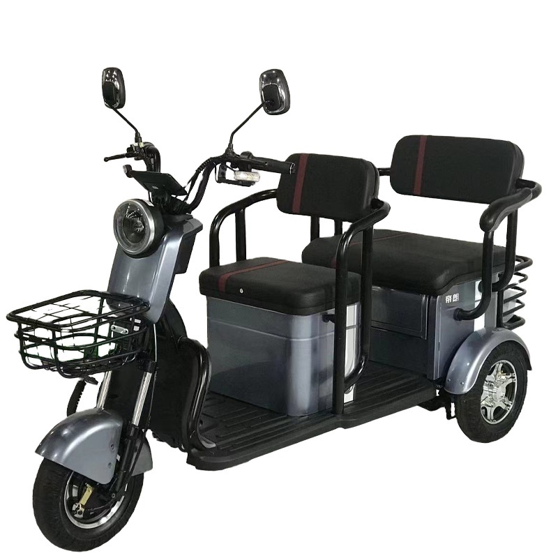 Three Wheel Adults Electric Tricycle New Style Fashion  For  Passsenger to take