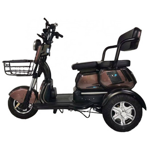 Hot Sale Affordable Foldable Reverse 3 Wheel Electric Tricycle With Back Seat