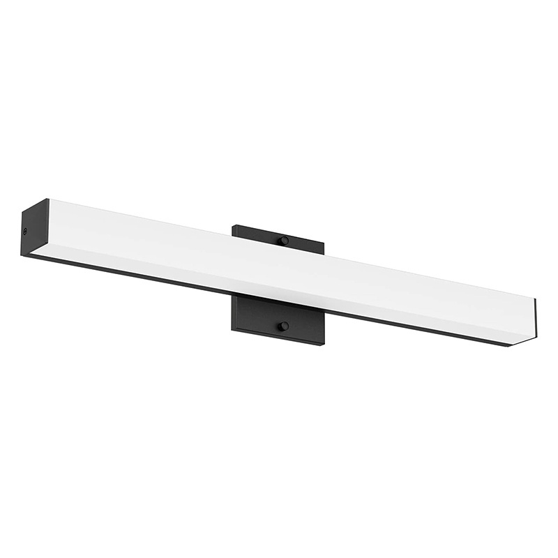 Home 2 Suites Indoor Long Strip Matte Black Led Bathroom Bedroom Bedside Led Wall Light