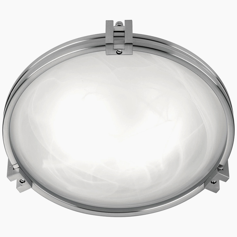 Hotel Nickel Ceiling Fixture Mounted Medroom Living Room Ceiling Light Round