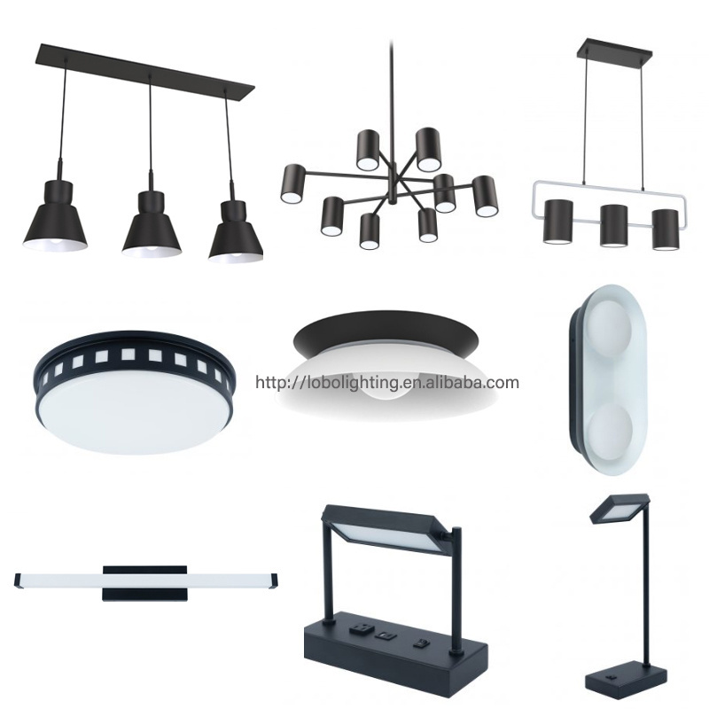 Modern 36in 1-Light Matte Black Led Transitional Vanity Light Bar Lamp For The Bathroom