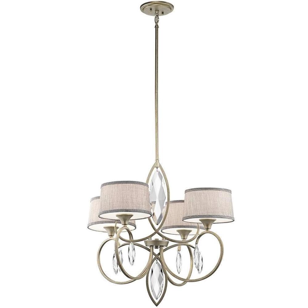 Chrome Chandelier with Crystal Mid Century Ceiling Chandelier Modern Pendant Lighting 8 Lights for Dining Room Hanging