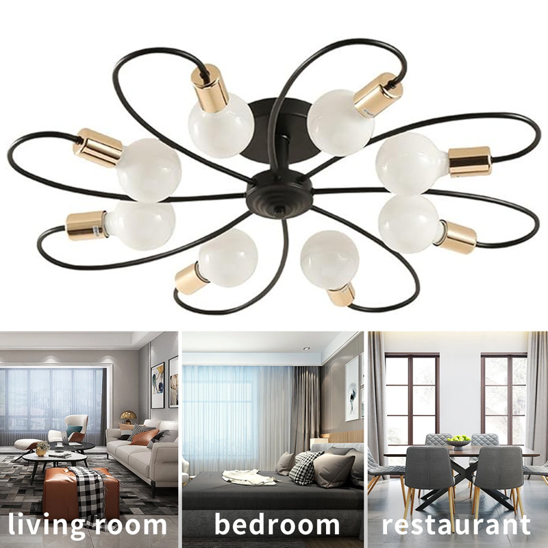 Creative Light Fixtures Surface Mounted Flower Ceiling Lamp for Aisle Restaurant Living Room