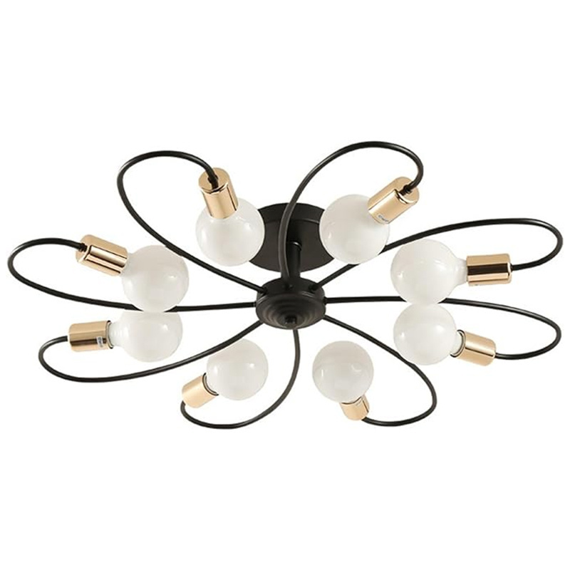 Creative Light Fixtures Surface Mounted Flower Ceiling Lamp for Aisle Restaurant Living Room