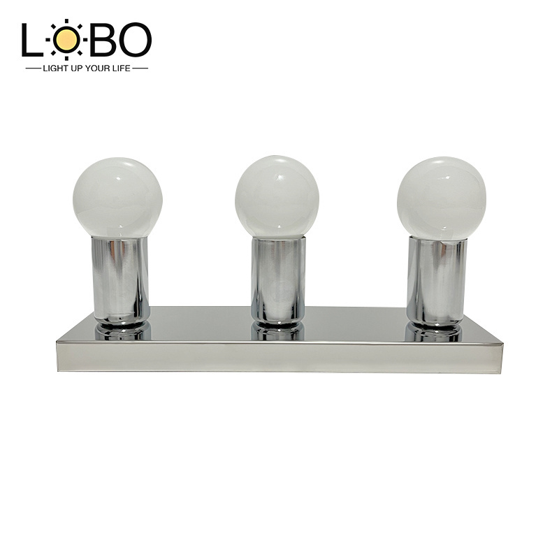 light fixtures for bathroom wall vanity chrome