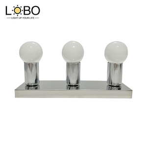 light fixtures for bathroom wall vanity chrome