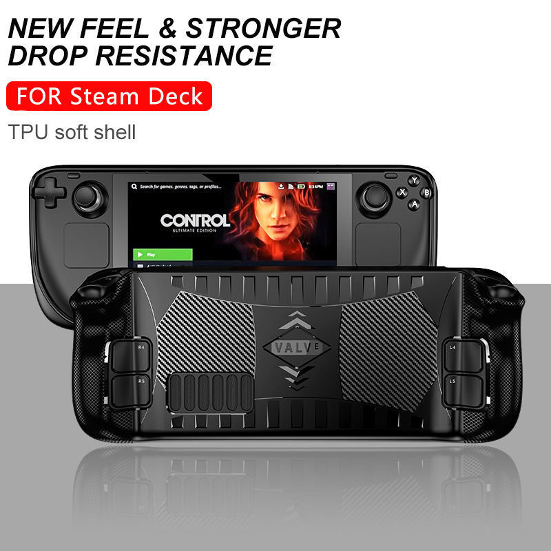 New Accessories Soft shockproof Anti-Fall Slip 2 in 1protective Case For Steam Deck Game console accessories