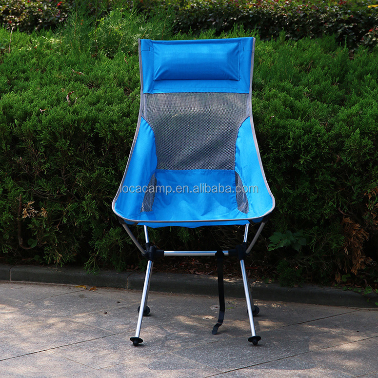 Portable Lightweight Aluminum Outdoor Camping Chair for Beach Relaxing Travel Picnic Lawn Fishing Foldable Beach Chair