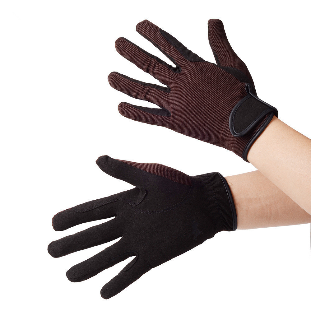 Anti-slip horse riding gloves wear resistant equestrian protection gloves