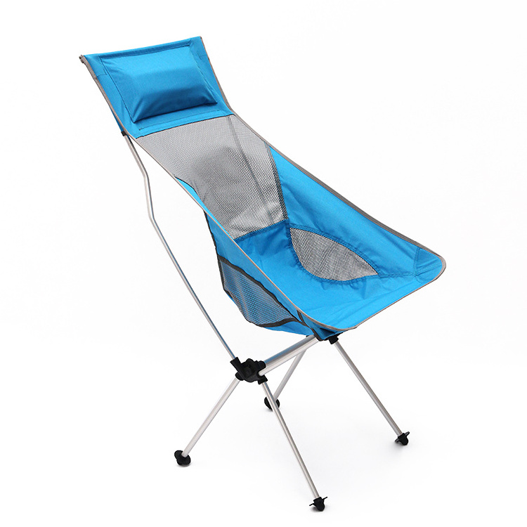 Portable Lightweight Aluminum Outdoor Camping Chair for Beach Relaxing Travel Picnic Lawn Fishing Foldable Beach Chair