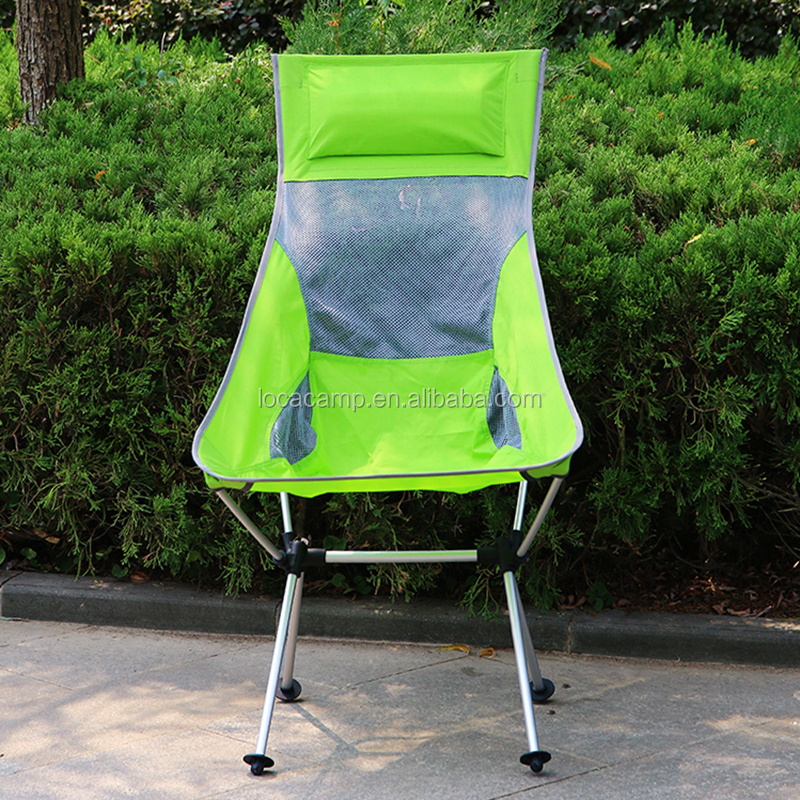 Portable Lightweight Aluminum Outdoor Camping Chair for Beach Relaxing Travel Picnic Lawn Fishing Foldable Beach Chair