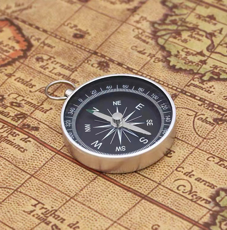 aluminium portable compass hiking pocket mini cheap magnetic compass