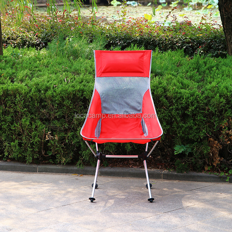 Portable Lightweight Aluminum Outdoor Camping Chair for Beach Relaxing Travel Picnic Lawn Fishing Foldable Beach Chair