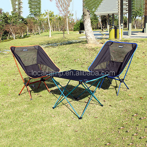 aluminium portable camping moon chair folding tenting chairs fishing travel chair