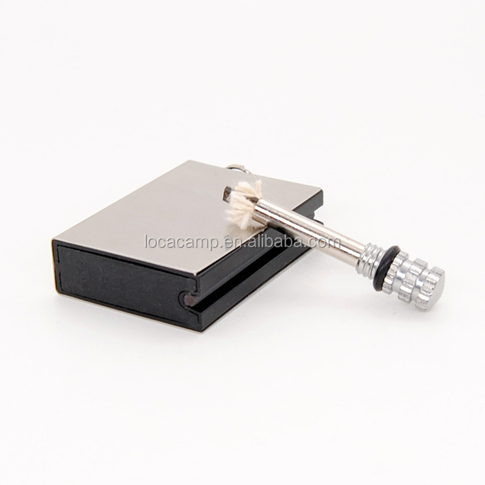 Mini Waterproof Emergency Safety Fire Starter Stainless Steel Plastic Match Striker OEM Customizable Magnesium Permanent Match