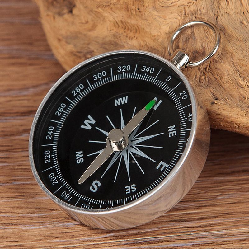 aluminium portable compass hiking pocket mini cheap magnetic compass