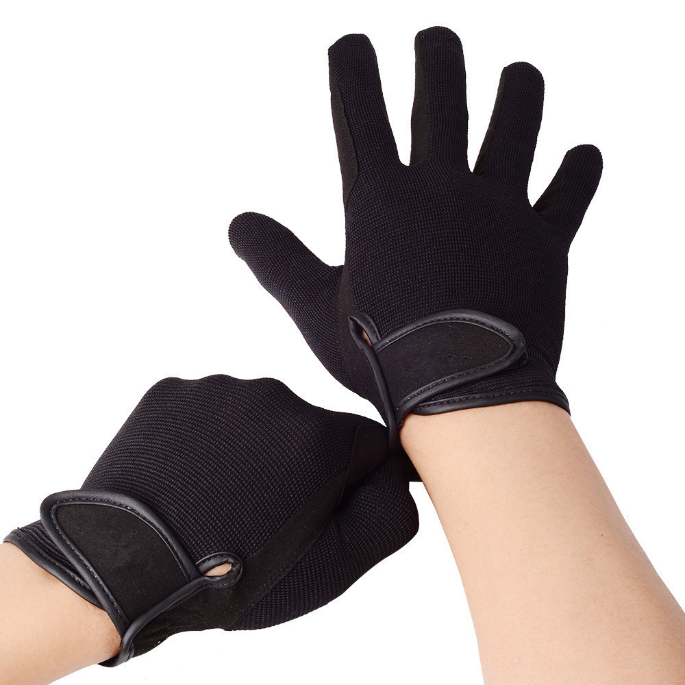 Anti-slip horse riding gloves wear resistant equestrian protection gloves