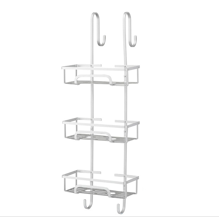 Wholesale Products Bathroom Shampoo Metal Wire Basket Shelf 3 Tier Hanging Shower Caddy