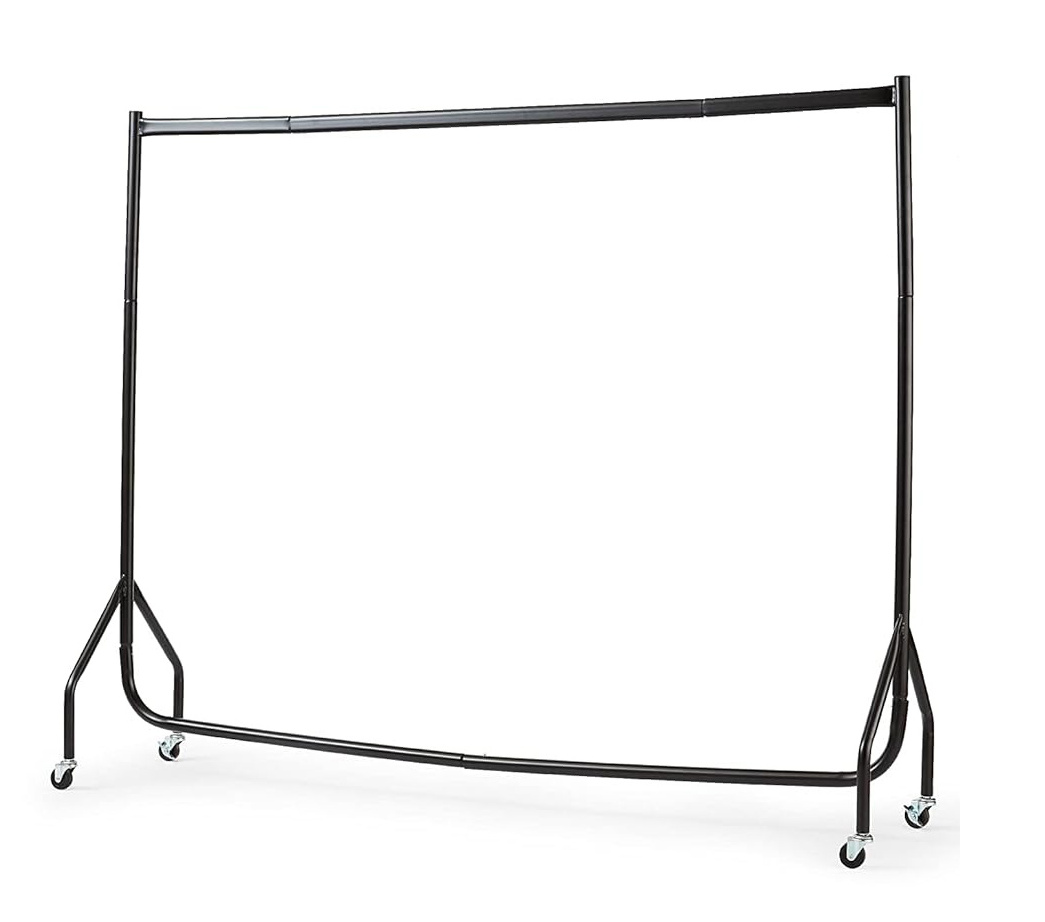 Heavy Duty Metal Clothes Rail Tall Portable Clothing Rack with Wheels  Garment clothes hanger rack rai