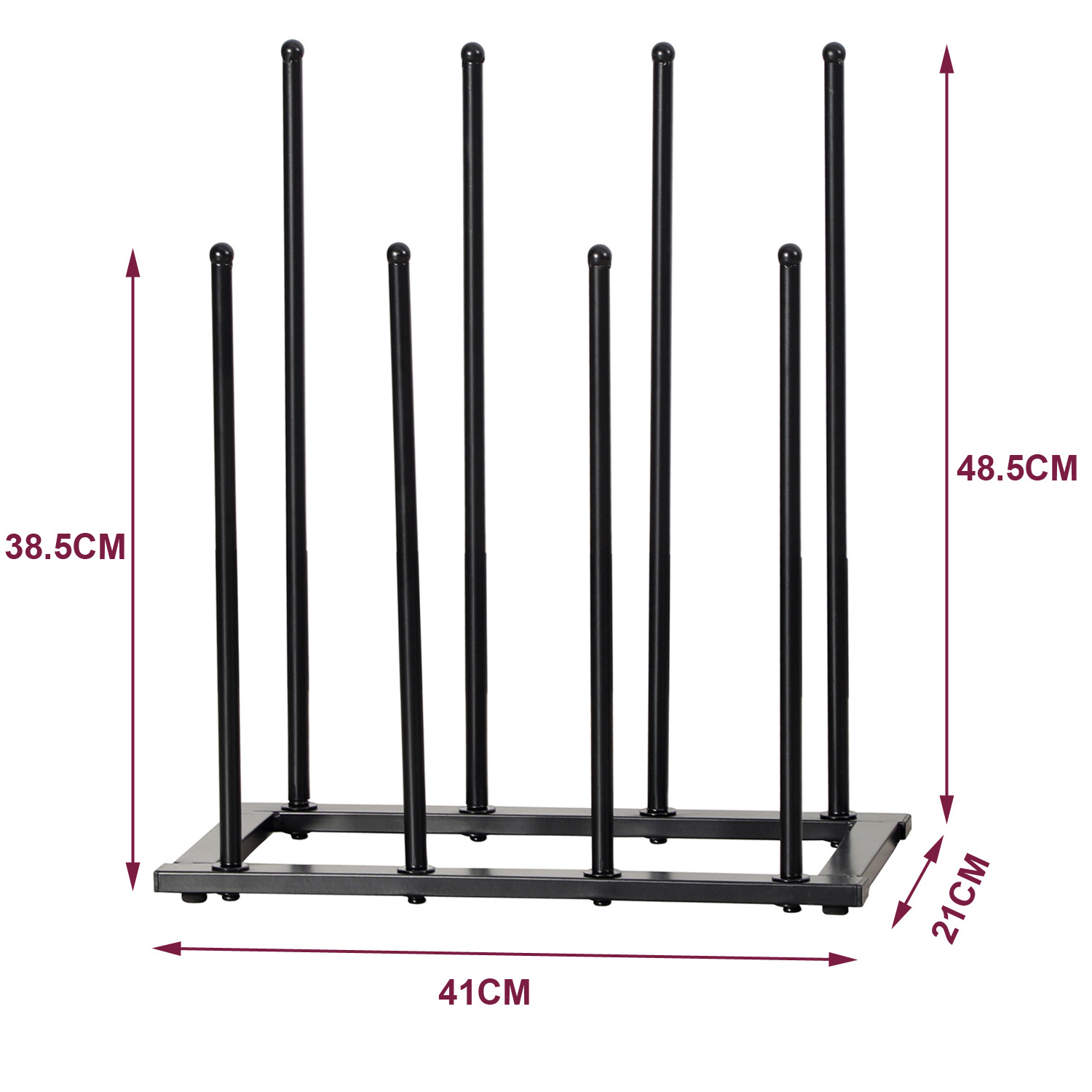 wholesale Black Metal Pipe Free Standing Boot Rack Stand Wood Base Entryway Boot Rack Organizer Tall Boots