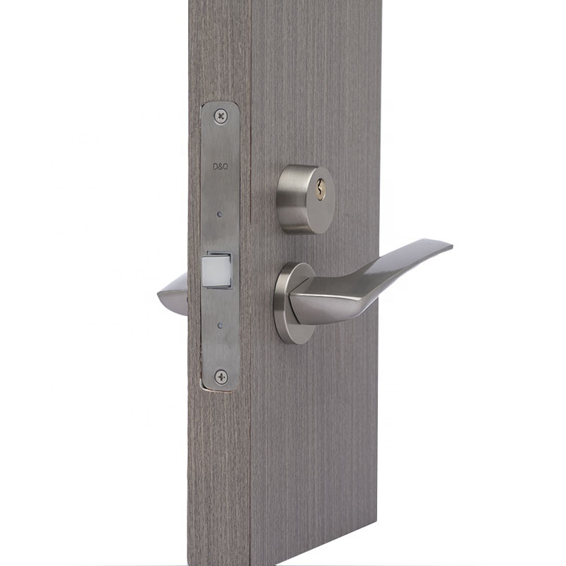 china  wholesale price entrance alloy handle door locks set for wooden doors cylinder with key interior door lock