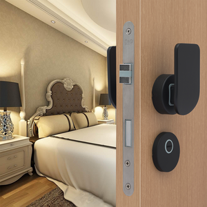 Euro Market Black Color Mortice Door Lock Set for Interior Wooden Door Bedroom Door Locks Push Handle