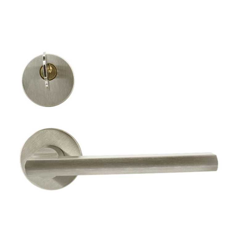 High reputation  interior wooden door lever lock mute mortise bathroom door locks handle with cylinder