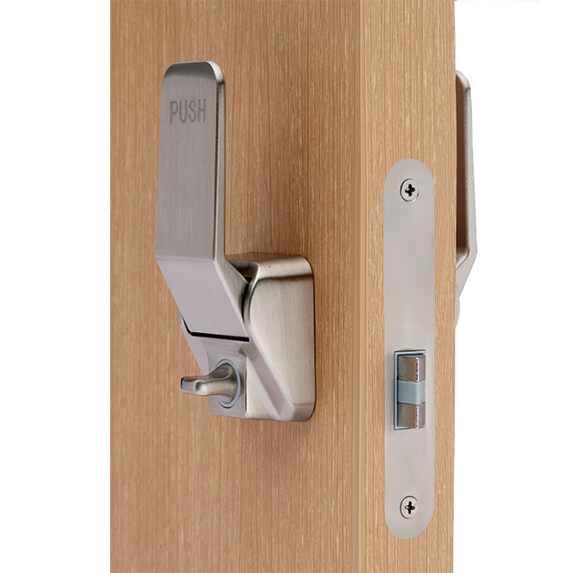 Household security mute bedroom door lock for wooden door push pull latch handle interior door lock