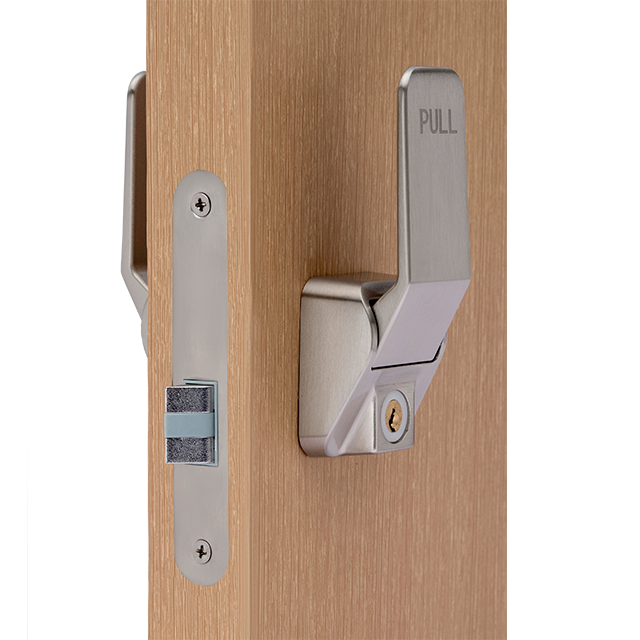 Household security mute bedroom door lock for wooden door push pull latch handle interior door lock