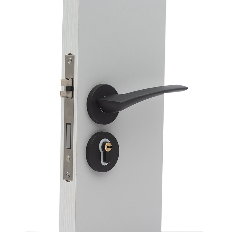 black door knobs locks  dead bolt lock security mortice door locks