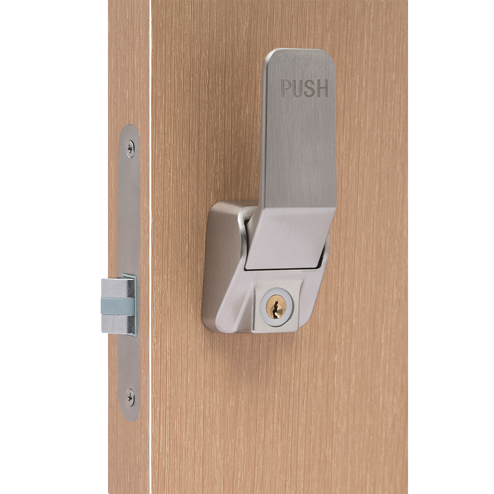 Popular high manual safety mechanism room door lock unique push pull handle mortise silent manual wood door lock