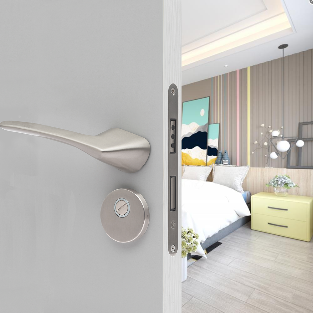 Hardware modern design brushed nickel aluminium kitchen handle pull